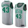 2017-18City Gerald Henderson Twill Basketball Jersey -Celtics #43 Henderson Twill Jerseys, FREE SHIPPING