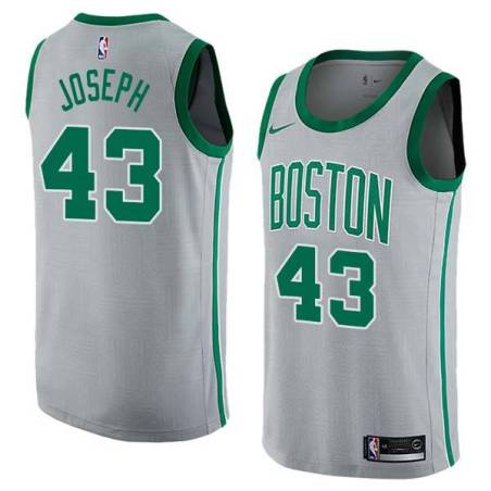 2017-18City Kris Joseph Twill Basketball Jersey -Celtics #43 Joseph Twill Jerseys, FREE SHIPPING