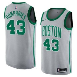 2017-18City Kris Humphries Twill Basketball Jersey -Celtics #43 Humphries Twill Jerseys, FREE SHIPPING