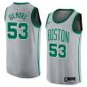 2017-18City Artis Gilmore Twill Basketball Jersey -Celtics #53 Gilmore Twill Jerseys, FREE SHIPPING