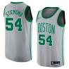 2017-18City Greg Stiemsma Twill Basketball Jersey -Celtics #54 Stiemsma Twill Jerseys, FREE SHIPPING