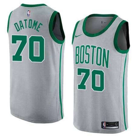 2017-18City Luigi Gigi Datome Twill Basketball Jersey -Celtics #70 Datome Twill Jerseys, FREE SHIPPING