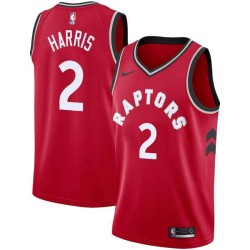 Red Jalen Harris Raptors #2 Twill Basketball Jersey