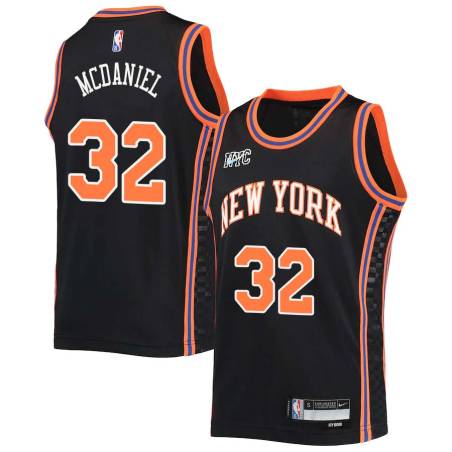 2021-22City Xavier McDaniel Twill Basketball Jersey -Knicks #32 McDaniel Twill Jerseys, FREE SHIPPING