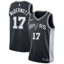 Black Doug McDermott Spurs #17 Twill Basketball Jersey