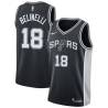 Black Marco Belinelli Spurs #18 Twill Basketball Jersey