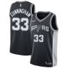 Black Dante Cunningham Spurs #33 Twill Basketball Jersey