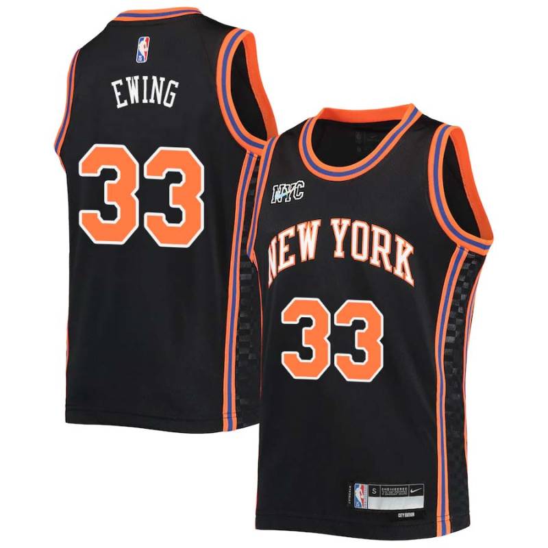 2021-22City Patrick Ewing Twill Basketball Jersey -Knicks #33 Ewing Twill Jerseys, FREE SHIPPING