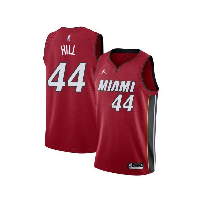 Red Solomon Hill Heat #44 Twill Basketball Jersey