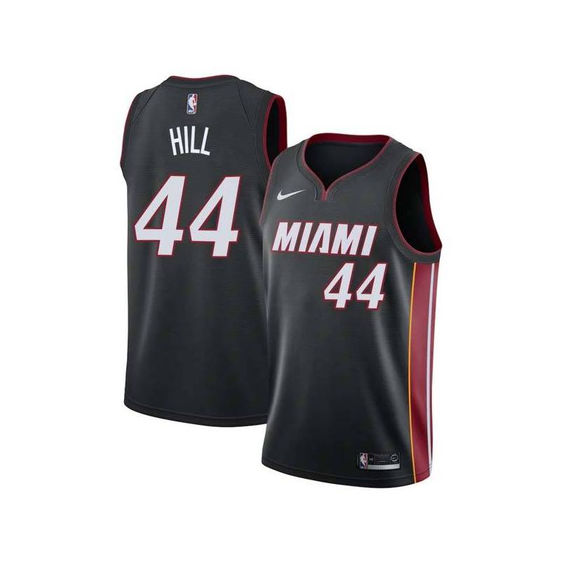 Black Solomon Hill Heat #44 Twill Basketball Jersey