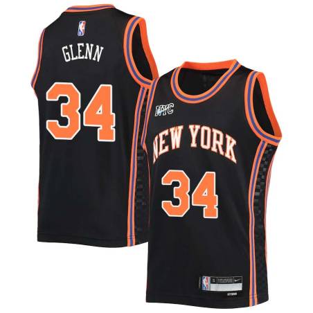 2021-22City Mike Glenn Twill Basketball Jersey -Knicks #34 Glenn Twill Jerseys, FREE SHIPPING