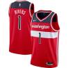 Red Austin Rivers Wizards #1 Twill Basketball Jersey