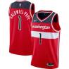 Red Kentavious Caldwell-Pope Wizards #1 Twill Basketball Jersey