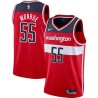 Red Greg Monroe Wizards #55 Twill Basketball Jersey