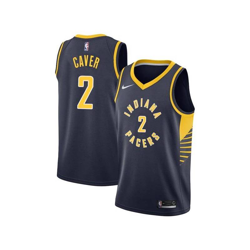 Ahmad Caver Pacers #2 Twill Basketball Jersey