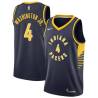 Navy Duane Washington Jr. Pacers #4 Twill Basketball Jersey