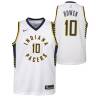 White Brian Bowen Pacers #10 Twill Basketball Jersey