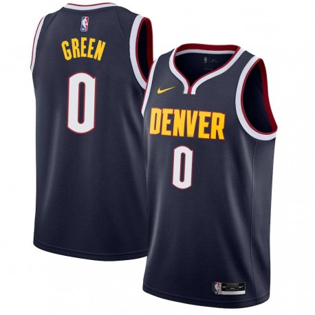 Navy Nuggets #0 JaMychal Green Twill Basketball Jersey