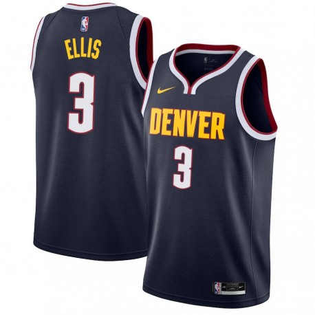 Navy Nuggets #3 Dale Ellis Twill Basketball Jersey