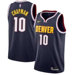 Navy Nuggets #10 Wayne Chapman Twill Basketball Jersey