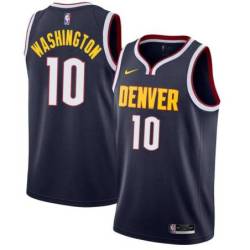 Navy Nuggets #10 Don Washington Twill Basketball Jersey