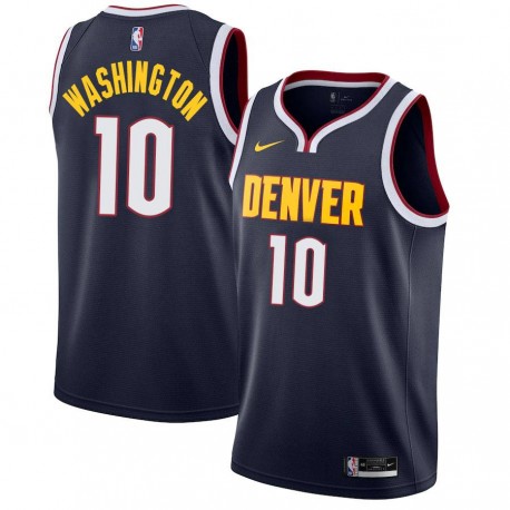 Navy Nuggets #10 Don Washington Twill Basketball Jersey