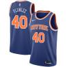 Blue Marshall Plumlee Twill Basketball Jersey -Knicks #40 Plumlee Twill Jerseys, FREE SHIPPING