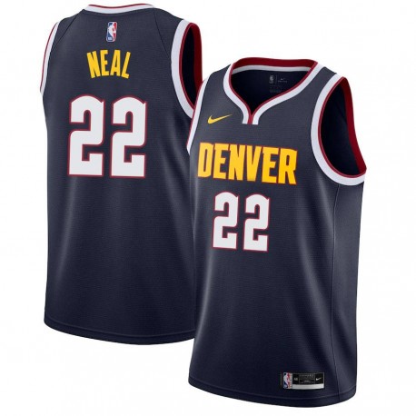 Navy Nuggets #22 Craig Neal Twill Basketball Jersey