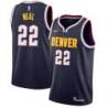 Navy Nuggets #22 Craig Neal Twill Basketball Jersey