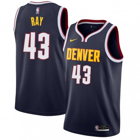 Navy Nuggets #43 James Ray Twill Basketball Jersey