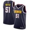 Navy Nuggets #51 Michael Doleac Twill Basketball Jersey