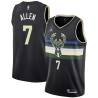 Black Bucks #7 Grayson Allen Twill Basketball Jersey