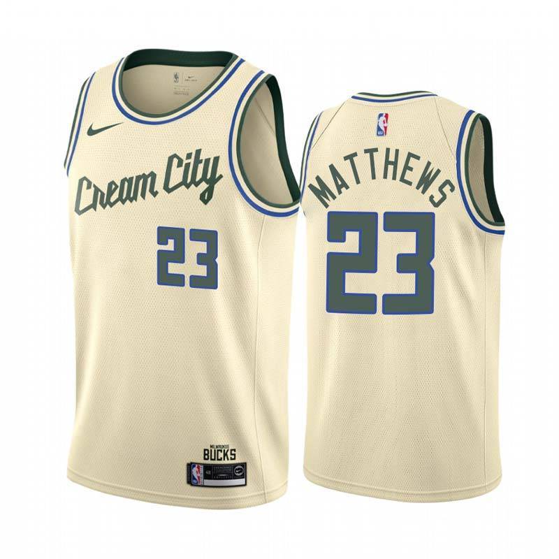Cream City Bucks #23 Wesley Matthews Twill Basketball Jersey