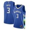 2022-23City O.J. Mayo Bucks #3 Twill Basketball Jersey FREE SHIPPING