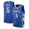 2022-23City Robert Smith Bucks #5 Twill Basketball Jersey FREE SHIPPING