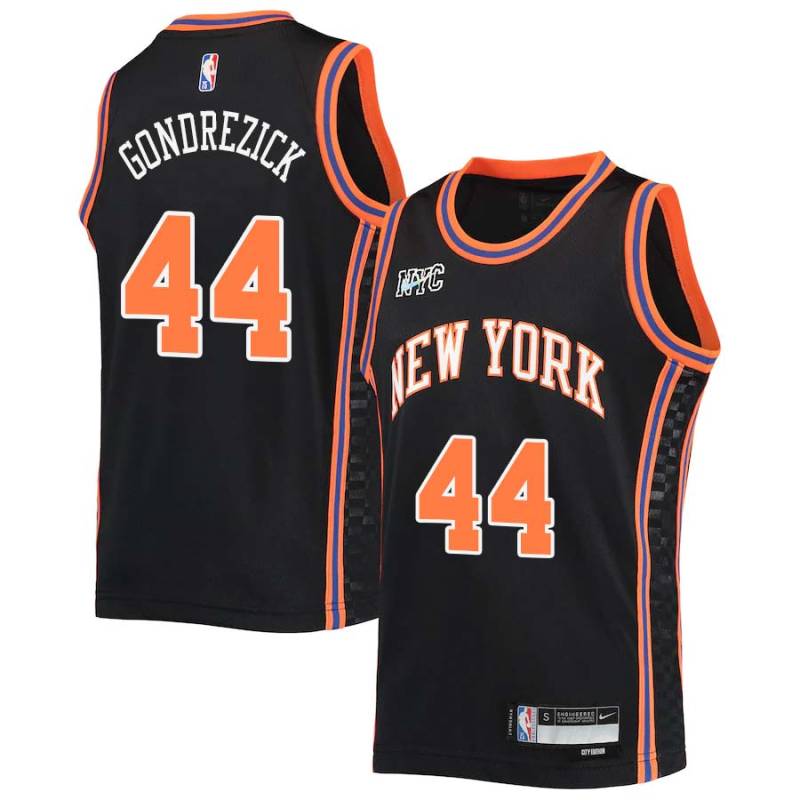 2021-22City Glen Gondrezick Twill Basketball Jersey -Knicks #44 Gondrezick Twill Jerseys, FREE SHIPPING