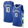 2022-23City Mike Dunleavy Bucks #10 Twill Basketball Jersey FREE SHIPPING