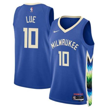 2022-23City Tyronn Lue Bucks #10 Twill Basketball Jersey FREE SHIPPING