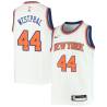 White Paul Westphal Twill Basketball Jersey -Knicks #44 Westphal Twill Jerseys, FREE SHIPPING