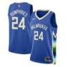 2022-23City Jay Humphries Bucks #24 Twill Basketball Jersey FREE SHIPPING