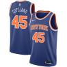 Blue Hollis Copeland Twill Basketball Jersey -Knicks #45 Copeland Twill Jerseys, FREE SHIPPING