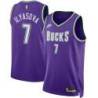 Purple Classic Ersan Ilyasova Bucks #7 Twill Basketball Jersey FREE SHIPPING