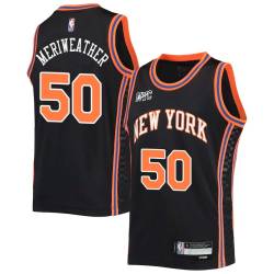 2021-22City Joe Meriweather Twill Basketball Jersey -Knicks #50 Meriweather Twill Jerseys, FREE SHIPPING