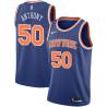 Blue Greg Anthony Twill Basketball Jersey -Knicks #50 Anthony Twill Jerseys, FREE SHIPPING