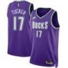 Purple Classic P.J. Tucker Bucks #17 Twill Basketball Jersey FREE SHIPPING