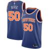 Blue Eddie House Twill Basketball Jersey -Knicks #50 House Twill Jerseys, FREE SHIPPING