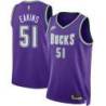 Purple Classic Jim Eakins Bucks #51 Twill Basketball Jersey FREE SHIPPING