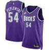 Purple Classic Mike Peplowski Bucks #54 Twill Basketball Jersey FREE SHIPPING