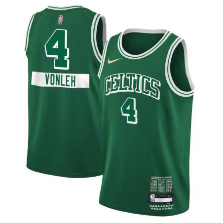  2021-22 City Celtics #4 Noah Vonleh Twill Basketball Jersey