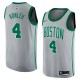  2017-18City Celtics #4 Noah Vonleh Twill Basketball Jersey